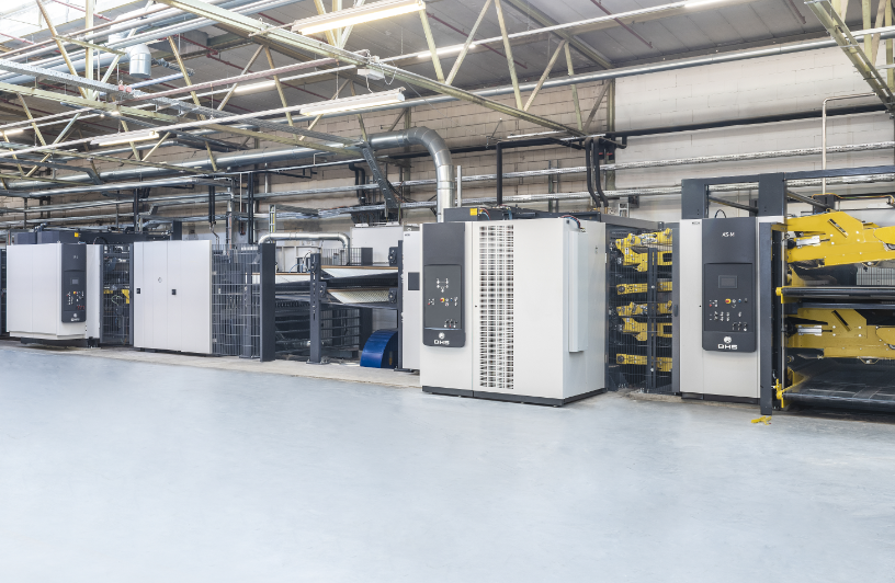 Dry End Einer Wellpappenanlage Von BHS Corrugated Mobile