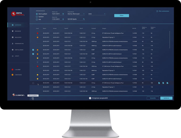 ausecus - IT security through KRITIS Defender